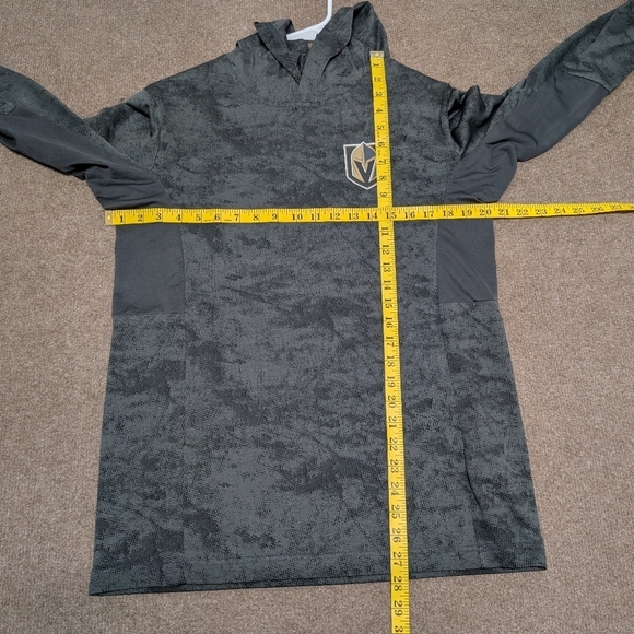 Fanatics Men's Pro Las Vegas Knights NHL Hockey Lightweight Gray Hoodie Medium - Picture 5 of 5